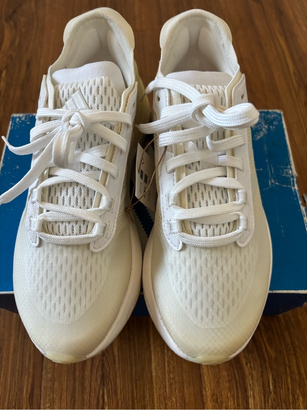 adidas Women's White Athletic Lace-Up Sneakers